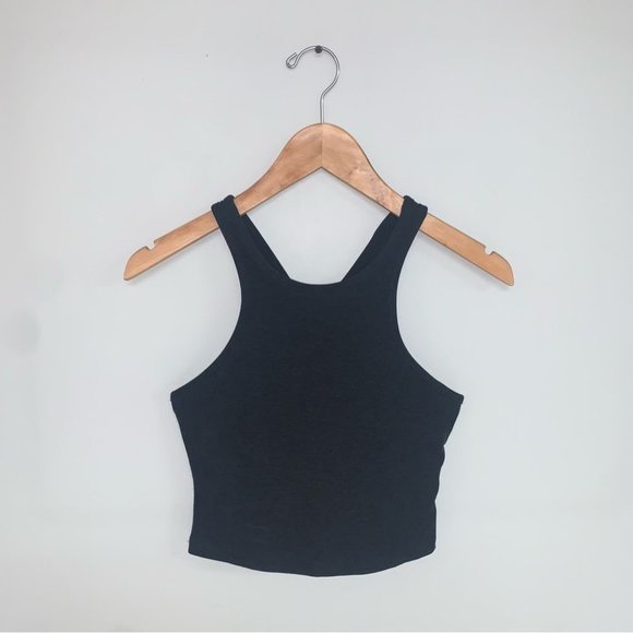 Beyond Yoga Spacedye Studio Cropped Tank Halter Longline Sports Bra Size Small - Picture 2 of 13